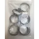 Szorító bilincs féltengelyre – kicsi, 0,8x7 mm, Ø18–61 mm, horganyzott