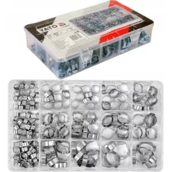   YATO 175 darabos horganyzott acél füles bilincs készlet (5–27 mm)