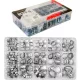 YATO 175 darabos horganyzott acél füles bilincs készlet (5–27 mm)