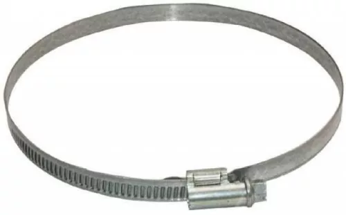 Rozsdamentes szorító bilincs extra nagy féltengelyekhez, 0,8x7 mm, max. 134 mm (500022R)