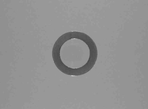 Réz alátét, 10 mm belső átmérő, 16 mm külső átmérő, 1 mm vastagság, 50 db/csomag