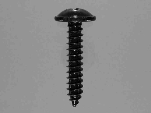 Fekete, laposfejű lemezcsavar, 4,8 x 25 mm (190107)