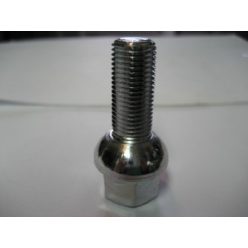   Kerékcsavar M12x1.25x25, rádiuszos, fényes króm bevonattal