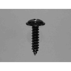 Fekete, laposfejű lemezcsavar, 4,8 x 19 mm (190106)