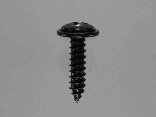 Fekete, laposfejű lemezcsavar, 4,8 x 19 mm (190106)