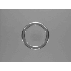   Réz alátét, 16 mm belső átmérő, 22 mm külső átmérő, 2 mm vastagság