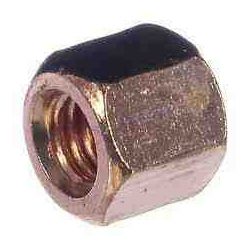   Kipufogó réz anya M8x1,25 mm menettel, peremes kialakítással