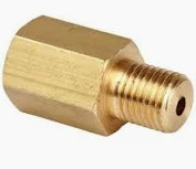 Fékcsőtoldó – belső: M10x1 – belső: M12x1 – nyugati kúpcsavar