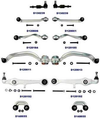 4 lengökar szett.a6,pas.4b3498998s1 d200003 16csap00-volkswagen audi