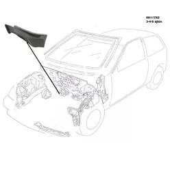 Keresztgerenda Első Jobb 6811782 Suzuki Swift II