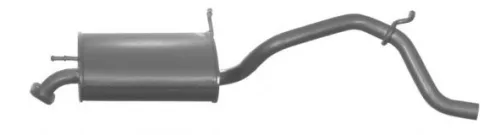 Középső kipufogódob – Suzuki Ignis, Wagon R+ (24.030, 14300-86G00)