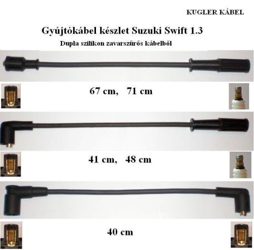 Gyújtókábel garnitúra - Suzuki Swift 1.3