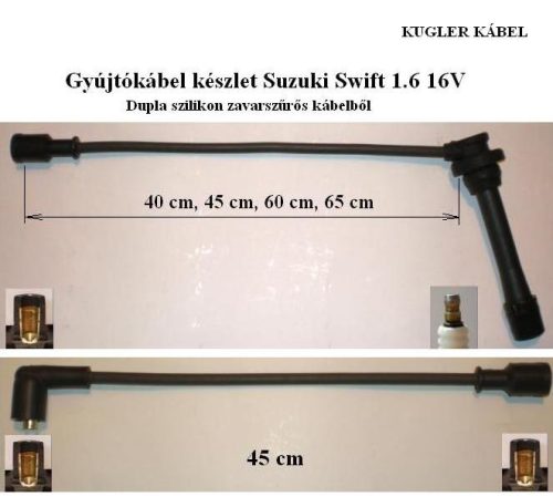 Gyújtókábel garnitúra - Suzuki Swift 1.6 H