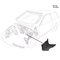 Keresztgerenda Első Bal 6811781 Suzuki Swift II