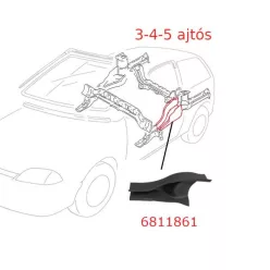   Hosszt. Gerenda Hátsó Rugótányér Fölöt Bal 6811861 Suzuki Swift II