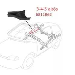   Hosszt. Gerenda Hátsó Rugótányér Fölöt Jobb 6811862 Suzuki Swift II