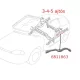 Lengéscsillapító torony gerenda merevítő pánt - bal - Suzuki Swift II - 6811863