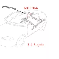   Lengéscsillapító Torony Gerenda Merevítő Pánt Jobb 6811864 (Suzuki)