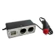 Szivargyújtó elosztó 2 aljzat + 2 USB – 42932