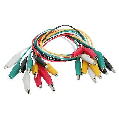 Krokodilcsipesz szett, 10 db, 37 cm vezetékkel