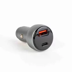   Autós szivargyújtó adapter Type-C PD és USB aljzattal, gyorstöltéssel, 48W (55025B)