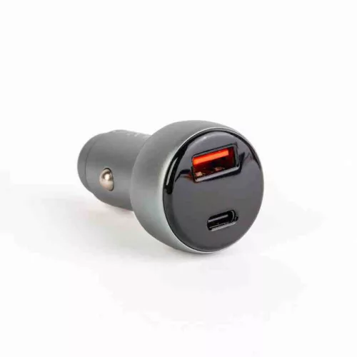 Autós szivargyújtó adapter Type-C PD és USB aljzattal, gyorstöltéssel, 48W (55025B)