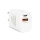 USB + Type-C PD 20W hálózati gyorstöltő fekete (55041WH)