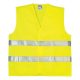 Fényvisszaverő Mellény XXL (felnőtt, sárga, szabványosított)