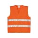 Narancssárga fényvisszaverő láthatósági mellény, XXL méret