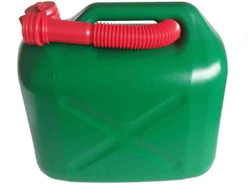 Műanyag üzemanyag kanna, 10 literes