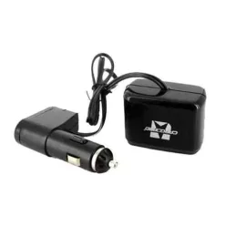   Carguard 2-es szivargyújtó elosztó 1A USB csatlakozással (55050)