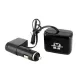 Carguard 2-es szivargyújtó elosztó 1A USB csatlakozással (55050)