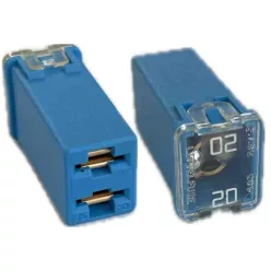 20A kék műanyag házas késes biztosíték