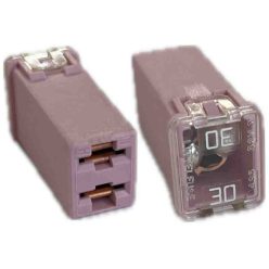 30A rózsaszín műanyag házas késes biztosíték