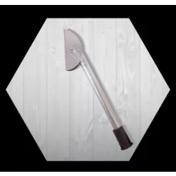 Rozsdamentes acél ajtókitámasztó, 30 cm
