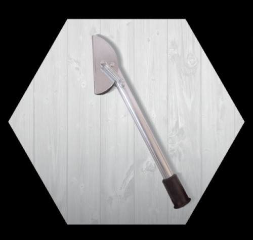 Rozsdamentes acél ajtókitámasztó, 30 cm