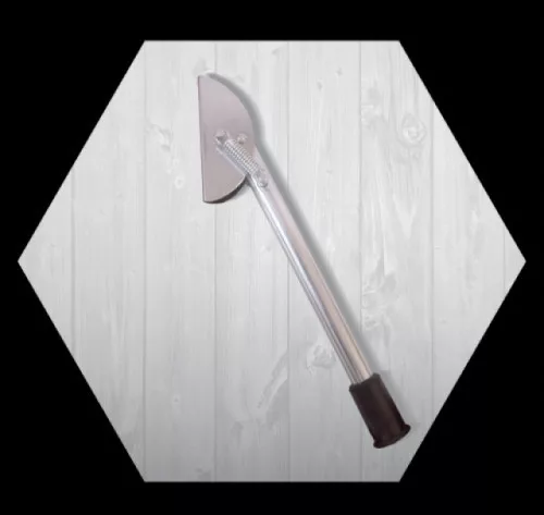Rozsdamentes acél ajtókitámasztó, 30 cm