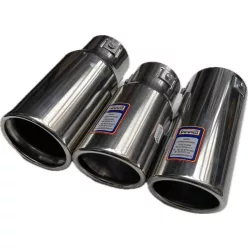   Kipufogóvég 80mm / 76mm külső átmérő 60mm csőre kerek par206 és ferde par207