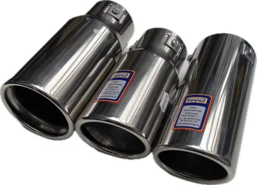 Kipufogóvég 80mm / 76mm külső átmérő 60mm csőre kerek par206 és ferde par207