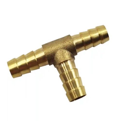 Toldócső – réz – „T” elágazásos – átmérő: 6 mm