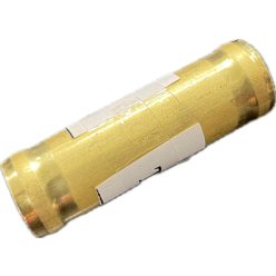 Toldócső fém 20mm átmérő egyenes réz