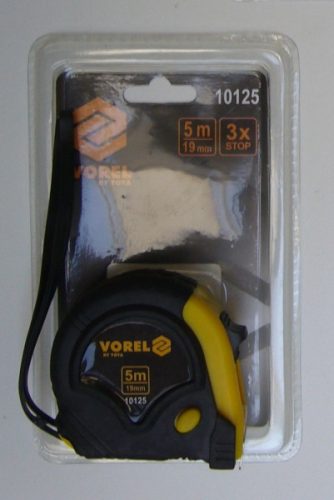 Mérőszalag, 5m x 19mm, Vorel 10125