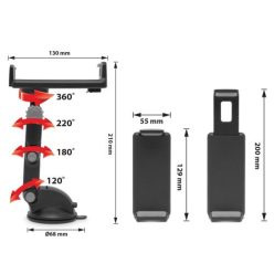   Telefontartó professional mnc fekete-ezüst 55029gy ***60db/karton !!!!!!!!!***      egyéb