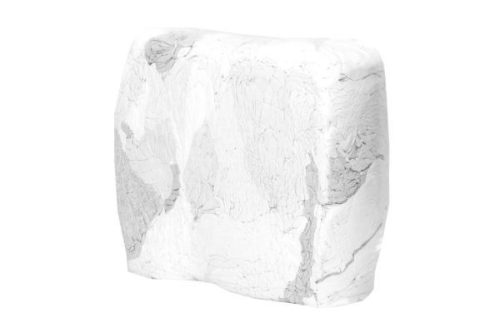 Fehér pamut géprongy, 10 kg