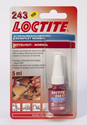 Loctite 29687 csavarrögzitő 243  5ml       1370555vegyiáru       