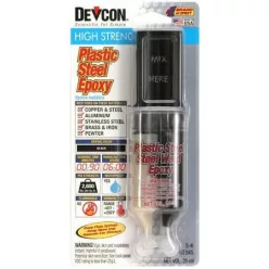   62345 Devcon Plastic Steel Epoxy S-6 Kétkomponensű Ragasztó 25 ml