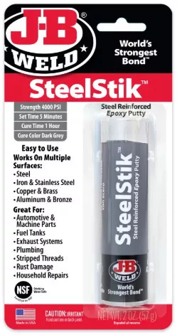 J-B Weld SteelStik epoxi gyurma, 56 g (8267)