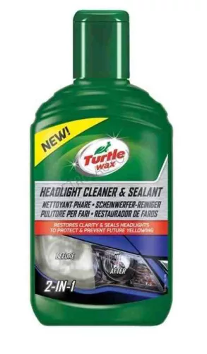 Turtle Wax 53182 2 az 1-ben Fényszoró Helyreállító és Tömítő Folyadék – 300ml