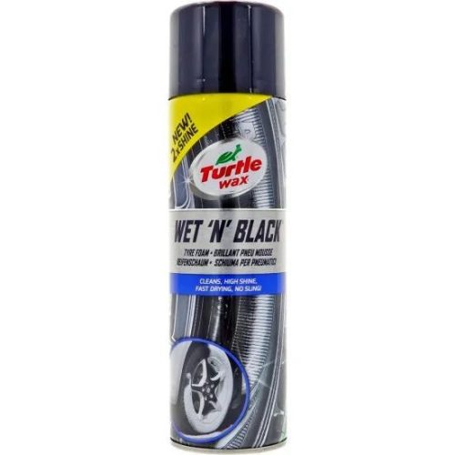 Turtle wax 53180 wet n black gumiápoló hab 500ml  vegyiáru       