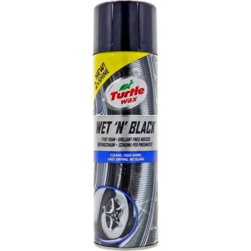 Turtle Wax 53180 Wet N Black Gumiápoló Hab – 500ml
